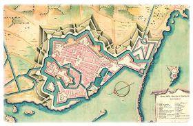 Mappa antica Livorno 