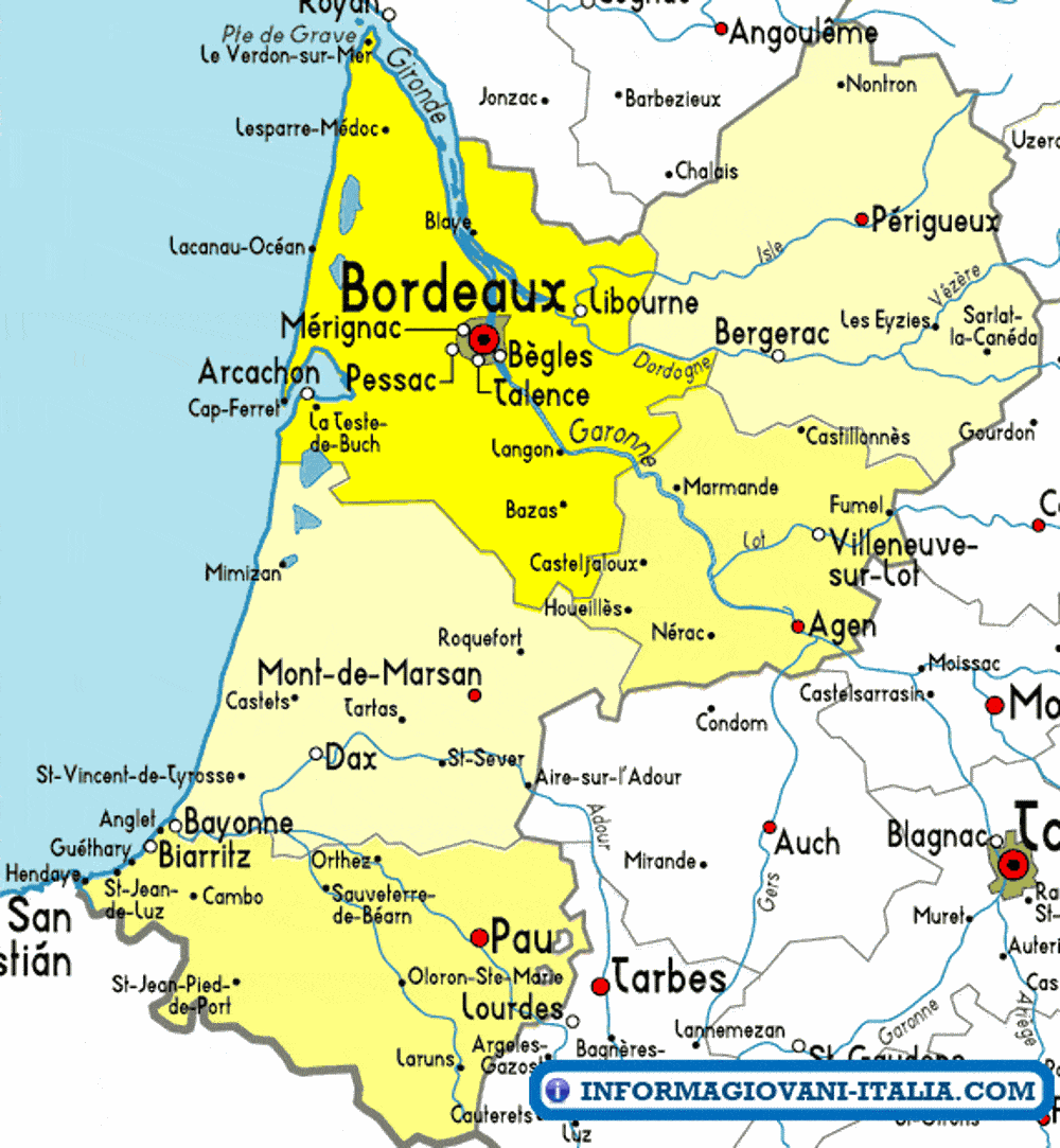 Risultati immagini per BIARRITZ CARTINA GEOGRAFICA