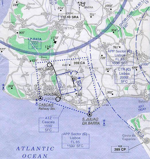 Karte von Cascais - Stadtplan Cascais