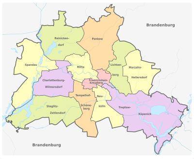 In quanti distretti è suddivisa Berlino?