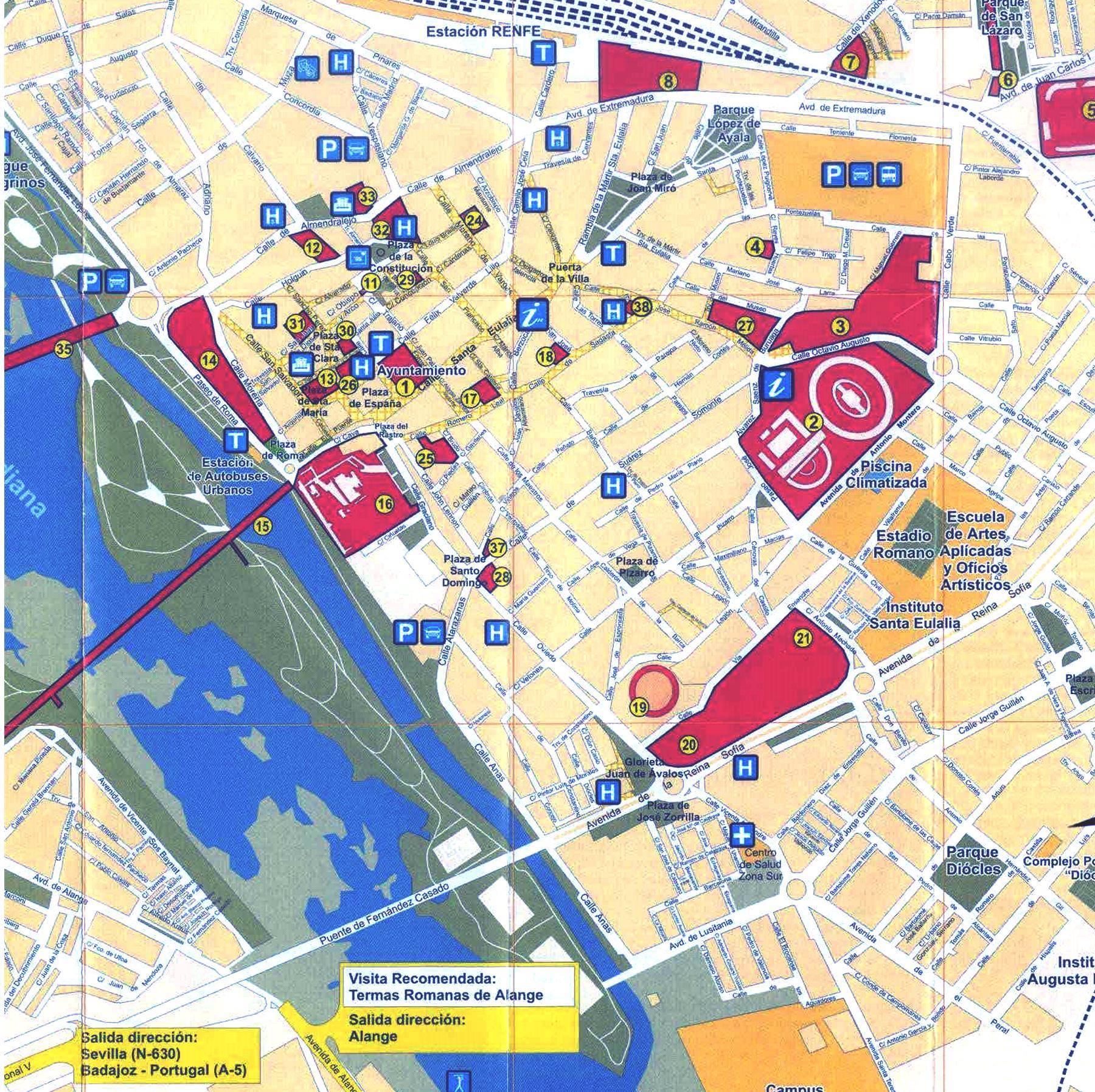 Mapa Mérida Plano De Mérida