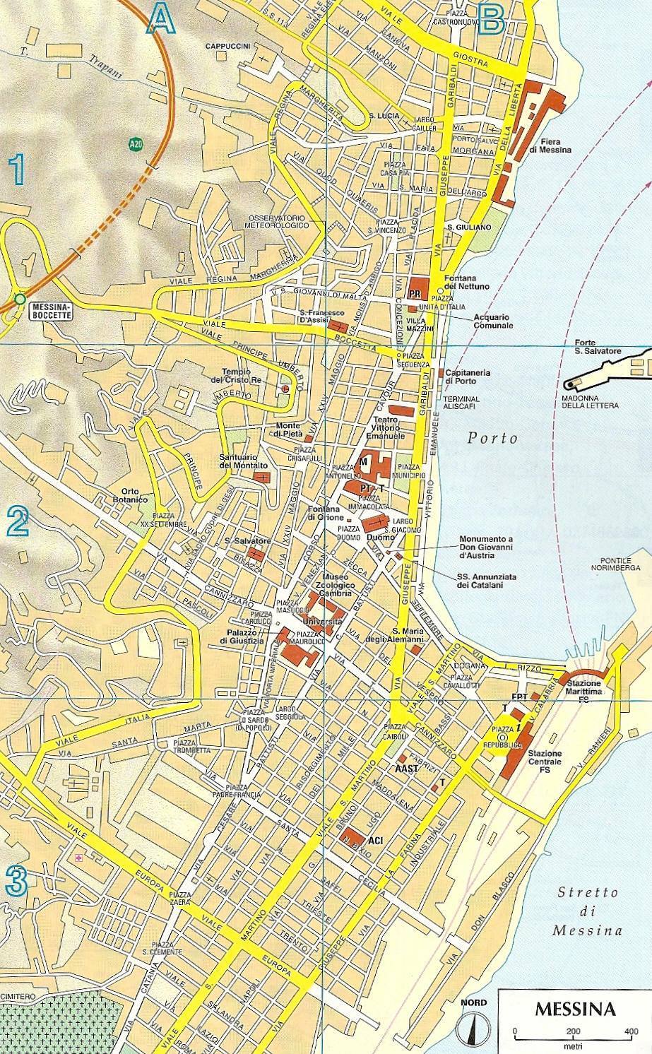 Map Of Messina