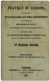 Mariana Starke - Travels in Europe