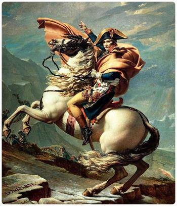 Napoleone al passo del Gran San Bernardo
