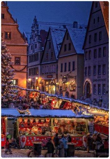 Babbo Natale Tedesco.Natale A Rothenburg Mercatini Di Natale A Rothenburg