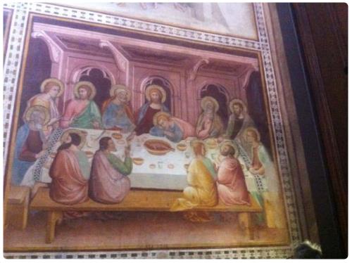 Ultima cena - Navata Centrale - Duomo di San Gimignano
