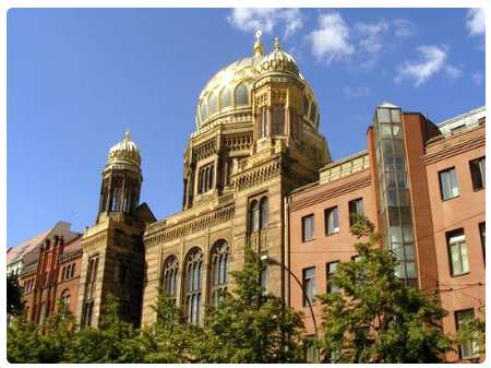 Panorama Nuova Sinagoga di Berlino - Neue Synagoge