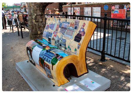Londra e le panchine letterarie