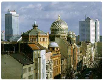 Panorama Nuova Sinagoga di Berlino - Neue Synagoge