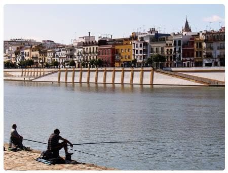 Pescarori sul Guadalquivir