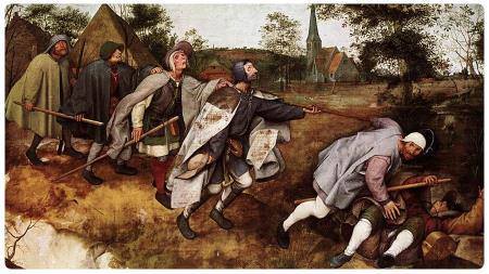 Parabola dei ciechi di Pieter Bruegel il Vecchio, sala 17