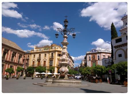 Plaza del Triunfo a Siviglia