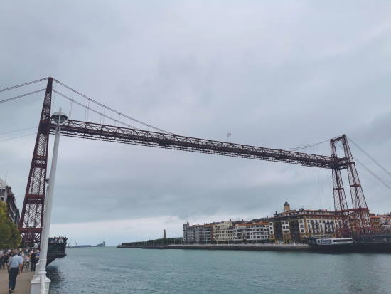 Ponte di Bizkaia a Portu Galete