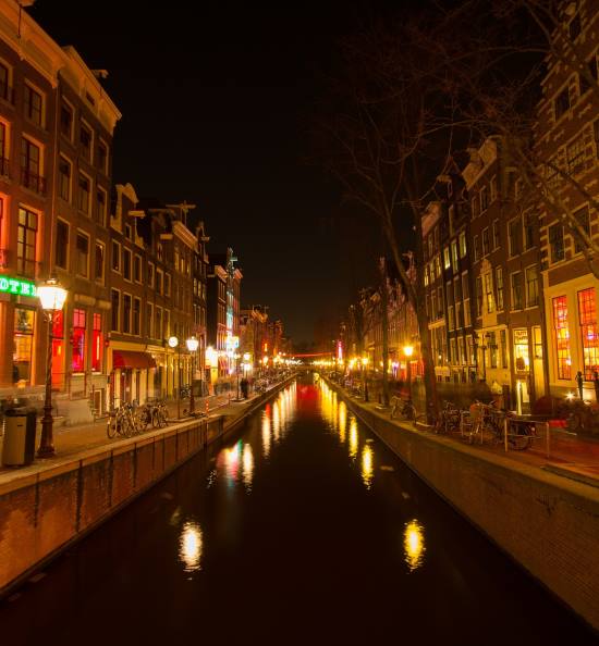Quartiere a luci rosse di Amsterdam