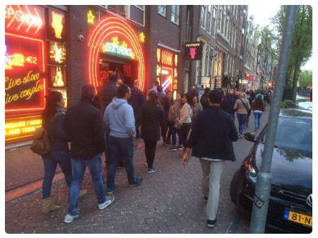 Quartiere a luci rosse di Amsterdam