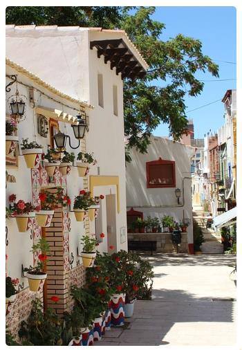 Quartiere di Santa Cruz ad Alicante