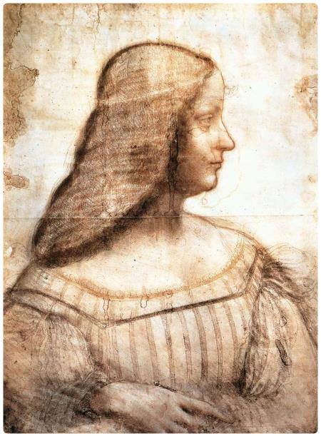 Ritratto Isabella d'Este - Leoanardo da Vinci