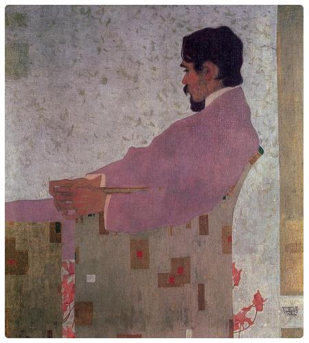 Egon Schiele - Ritratto di Anton Peschka - 1909