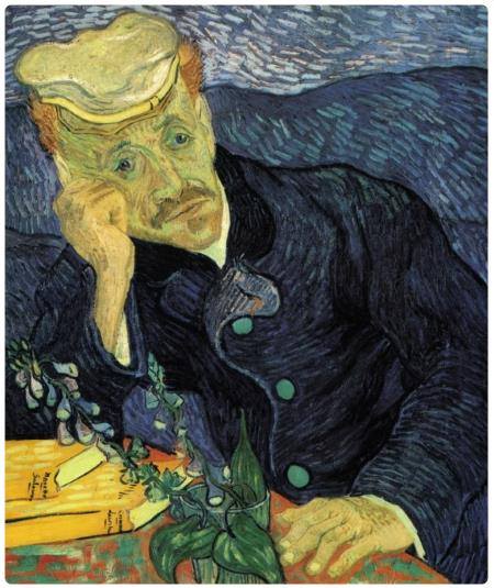 Ritratto del Dottor Gachet - Van Gogh - 1890
