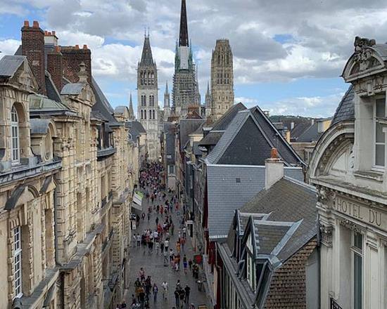 Vie del centro a Rouen