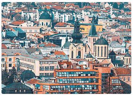 Panorama di Sarajevo