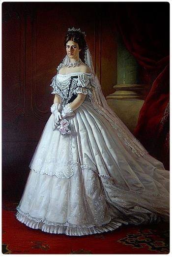 Vestito da sposa impero austro