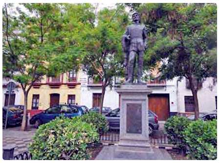 Statua Don Juan Tenorio - Barrio Santa Cruz - Siviglia