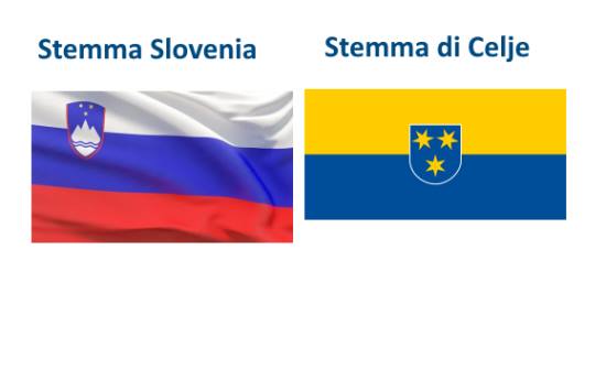 Stemma Celje e Stemma Slovenia
