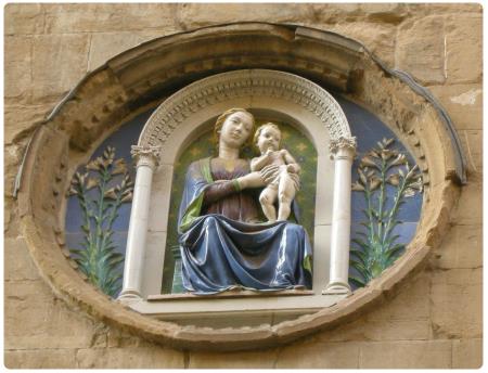 Stemma dell'Arte dei Medici - Luca della Robbia