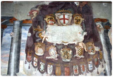 Stemmi dei magistrati del Palazzo della Ragione - Broletto - Milano