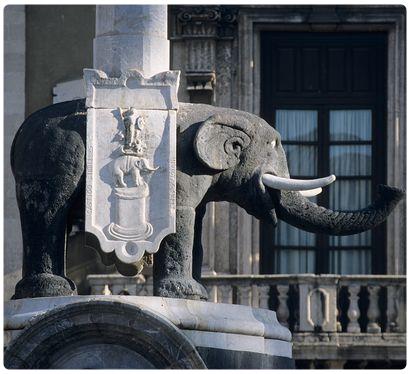 Fontana dell'Elefante a Catania