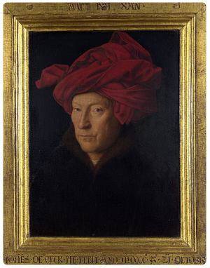 Ritratto di uomo con turbante rosso - Van Eyck