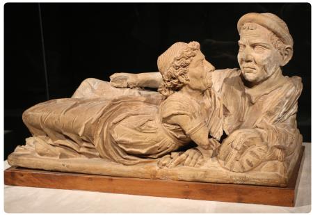 Museo Etrusco Volterra - Urna degli Sposi