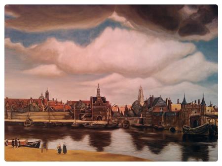 Veduta di Delft