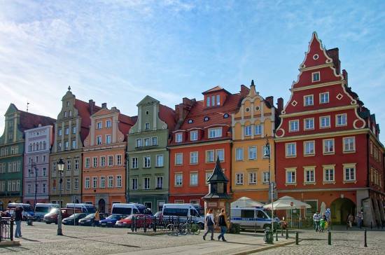 Architettura tipica di Wroclaw